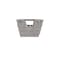 Simplify Small Shelf Storage Rattan Tote Basket in Grey 25454-GREY - alternate 3